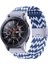 Galaxy Watch 4 20MM W Mavi Beyaz Için Naylon Örgülü Metal Toka Kayışı (Yurt Dışından) 1