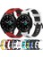 Samsung Galaxy Watch 4 Classic Için Silikon Watch Band 42MM Beyaz+Siyah (Yurt Dışından) 4