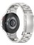 Samsung Galaxy Watch Için Metal Saat Bandı6/6 Klasik/5/5 Pro Gümüş (Yurt Dışından) 2