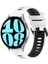 Samsung Galaxy Watch 6 40MM Beyaz+Siyah Için 20MM Silikon Kayış (Yurt Dışından) 1