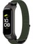 Samsung Galaxy Fit 2 Naylon Döngü Watch Band Ordu Yeşil + Siyah Çerçeve Için (Yurt Dışından) 1