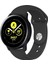 Samsung Galaxy Watch Active2 Için Bluetooth Sürümü 40MM Akıllı Saat Düz Renk Silikon Watch Band Siyah (Yurt Dışından) 1