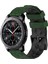 Samsung Gear S3 Frontier Ordu Yeşili+Siyah Için Iki Renkli Silikon Saat Bandı (Yurt Dışından) 1