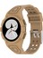 Samsung Galaxy Watch4 44MM Kahve Için Silikon Saat Bandı (Yurt Dışından) 1