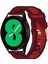 Samsung Galaxy Watch 4 44MM Kırmızı Için Naylon Dokuma Watch Band (Yurt Dışından) 1
