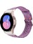 Samsung Galaxy Watch Için Kanvas Askı6/6 Classic/5/5 Pro Mor (Yurt Dışından) 1