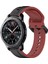 Samsung Gear S3 Frontier Siyah+Kırmızı Için Dışbükey Döngü Silikon Kayış (Yurt Dışından) 1