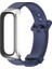 Samsung Galaxy Fit 2 Gece Mavisi Gümüş Için Silikon Saat Bandı (Yurt Dışından) 3
