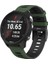 Huawei Watch GT2E Silikon Bilek Kayışı 20MM Ordu Yeşili + Siyah (Yurt Dışından) 4