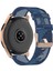 Galaxy Watch 42MM Için Örgü Naylon Bilek Kayışı, Galaxy Active / Active 2, Gear Sport, S2 Clic (Sarı) Mavi (Yurt Dışından) 4