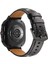 Samsung Galaxy Watch Ultra Için 47MM Dikişli Deri Kayış Yukarı Çekilmiş Deri Siyah (Yurt Dışından) 2