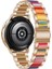 Metal Watch Band For Galaxy Watch 4 Clic 42 / 46MM Pembe Altın Gökkuşağı (Yurt Dışından) 4