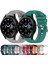 Samsung Galaxy Watch 4 Clic 46MM Gece Mavisi Için Silikon Watch Band (Yurt Dışından) 4