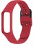 Galaxy Fit-E Kırmızı Için Saf Renkli Silikon Bilek Kayışı Kordonlu Saat (Yurt Dışından) 1