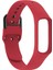 Galaxy Fit-E Kırmızı Için Saf Renkli Silikon Bilek Kayışı Kordonlu Saat (Yurt Dışından) 2