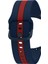 Samsung Galaxy Watch4 40/44MM Silikon Saat Bandı Mavi Kırmızı (Yurt Dışından) 3