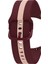 Samsung Galaxy Watch4 40/44MM Silikon Saat Bandı Şarap Kırmızı Pembe (Yurt Dışından) 3