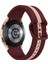 Samsung Galaxy Watch4 40/44MM Silikon Saat Bandı Şarap Kırmızı Pembe (Yurt Dışından) 4