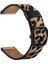 22MM Samsung Galaxy Watch Için 46MM / Huawei Watch 3/3 Pro Kordonlu Saat Sarı Leopar (Yurt Dışından) 1