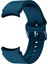 Samsung Galaxy Watch4 Için Silikon Kayış 44MM Koyu Mavi (Yurt Dışından) 2