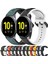 Samsung Galaxy Watch Active 2 40MM Siyah+Gri Için Silikon Watch Band (Yurt Dışından) 3