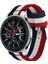 Samsung Galaxy Watch4 Için 40/44MM Naylon Kayış Mavi Beyaz Mor (Yurt Dışından) 3