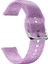 Samsung Galaxy Watch4 40/44MM Mor Parıltılı Silikon Kayış (Yurt Dışından) 2