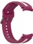 Samsung Galaxy Watch 6 Classic Için Silikon Kayış 47MM Şarap Kırmızısı+Pembe (Yurt Dışından) 2