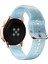 Samsung Galaxy Watch4 40/44MM Mavi Parıltılı Silikon Kayış (Yurt Dışından) 3