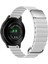 Manyetik Deri Saat Bandı 20MM Samsung Galaxy Watch3 45MM Beyaz (Yurt Dışından) 1