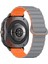 Samsung Galaxy Watch Ultra Için 47MM Manyetik Silikon Kayış Gri Turuncu (Yurt Dışından) 2
