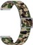 20MM Uyumluluk Samsung Galaxy Watch Active2 / Active Watch Band Kamuflaj Yeşil (Yurt Dışından) 1