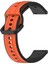 Samsung Galaxy Watch 5 44MM Turuncu+Siyah Için Silikon Watch Band (Yurt Dışından) 2
