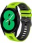 Samsung Galaxy Watch 4 44MM Yeşil+Siyah Için Silikon Watch Band (Yurt Dışından) 1