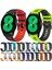 Samsung Galaxy Watch 4 44MM Yeşil+Siyah Için Silikon Watch Band (Yurt Dışından) 4