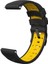 Samsung Galaxy Watch 4 / Watch4 Clic Siyah Sarı Için Silikon Kayış (Yurt Dışından) 4