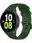 Samsung Galaxy Watch 5 Için Silikon Kayış 44MM Ordu Yeşili (Yurt Dışından) 1