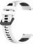 Samsung Galaxy Watch 6 Classic Için 20MM Silikon Kayış 47MM Beyaz+Siyah (Yurt Dışından) 2