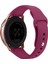 Samsung Galaxy Watch Active2 Için Bluetooth Sürümü 40MM Akıllı Saat Düz Renk Silikon Watch Band Şarap Kırmızı (Yurt Dışından) 3