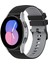 Samsung Galaxy Watch 42MM Siyah+Gri Için Silikon Watch Band (Yurt Dışından) 1