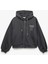 Uzun Kollu Kapüşonlu Fermuarlı Arkası Baskılı Sweatshirt 3