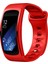 Samsung Gear Fit2 Pro Silikon Kordonlu Saat Için, Boyut: S Kırmızı (Yurt Dışından) 1
