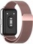 Samsung Galaxy Fit 3 Milanese Metal Saat Kayışı Pembe (Yurt Dışından) 2