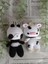 Amigurumi Organik Örgü Oyuncak Uyku Arkadaşı (Inek, Panda, Arı) 2