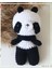 Amigurumi Organik Örgü Oyuncak Uyku Arkadaşı (Inek, Panda, Arı) 3
