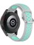 Samsung Galaxy Watch4 Için 40MM Silikon Kayış Gri Mint Yeşili (Yurt Dışından) 4