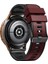 Silikon Watch Band Için Samsung Galaxy Watch 5 40MM / 44MM Şarap Kırmızı Siyah (Yurt Dışından) 3