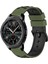 Samsung Gear S3 Frontier Için Iki Renkli Silikon Saat Bandı Ordu Yeşili + Siyah (Yurt Dışından) 1