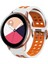 Galaxy Watch Active 2 Beyaz+Turuncu Için Silikon Watch Band (Yurt Dışından) 1