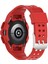 Samsung Galaxy Watch5 40MM Kırmızı Için Silikon Watch Band (Yurt Dışından) 4